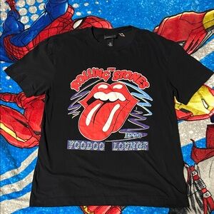H&M The Rolling Stones 1994 Voodoo Lounge Band Tour Graphic Tee Shirt